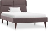 vidaXL Bedframe stof taupe 100x200 cm