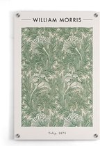 Walljar - William Morris - Tulip - Muurdecoratie - Plexiglas schilderij