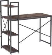 Endesk Idustrieel Bureau Extra - Bureautafel - Computertafel - Thuiswerken - Bureau Tafel - 107x45x73cm