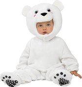 FUNIDELIA Ijsbeer kostuum voor baby - 0-6 mnd (50-68 cm) - Wit