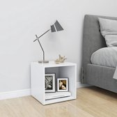 Decoways - Tv-meubel 37x35x37 cm spaanplaat wit