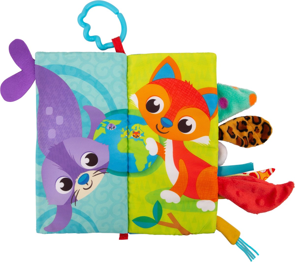 Playgro Voelboekje Staarten van de wereld - Activiteitenboekje - Babyboek - Speelgoed Baby - Speelgoed 1 jaar - Baby Speelgoed — afbeelding 8
