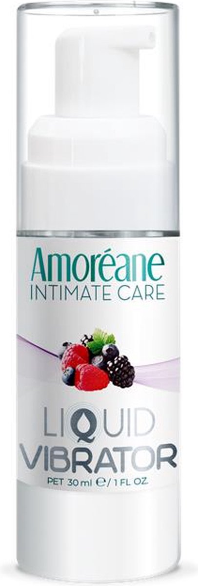 Goedkoopste AMOREANE - Liquid Vibrator Berries Flavor 30 Ml | Unisex | Intense Orgasme Ervaring | Voor Orale Seks | Vaginale Seks | Vibrerende Penis Stimulatie | Vrouw Snel Orgasme
