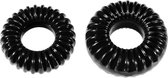 PerfectFitBrand - XPlay PF Blend Premium Stretch Ribbed Ring - Cockring Set black