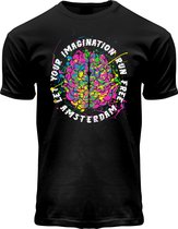 Fox T-shirt Imagination - Black/Black - S