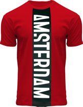 Fox Originals Vertical Amsterdam Red T-shirt Heren Maat M