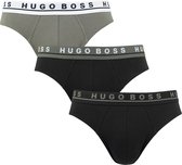 Hugo Boss 3P slips combi zwart & groen 975 - XL