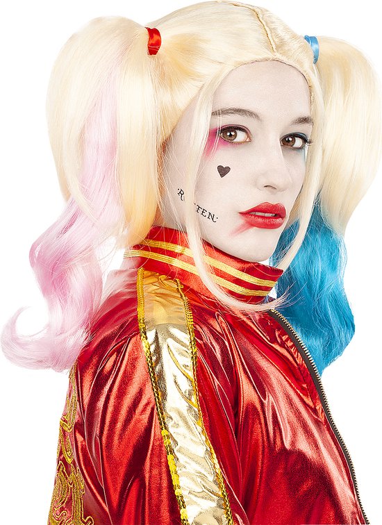 Funidelia | Costume Harley Quinn - Suicide Squad OFFICIEL pour les femmes taille L ▶ Super-héros, DC Comics, Suicide Squad, Villains - Blauw