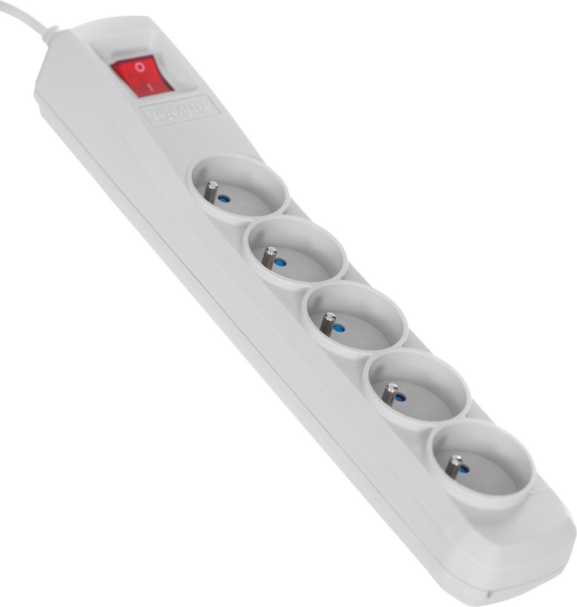 ActiveJet Grey Power Strip met Cord ACJ COMBO 5G / 3M / BEZP. Aut / s.