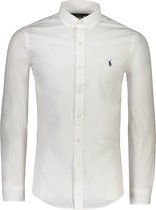 Polo Ralph Lauren Overhemd Wit Getailleerd - Maat L - Mannen - Never out of stock Collectie - Katoen
