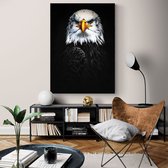 Poster Dark Eagle - Dibond - Meerdere Afmetingen & Prijzen | Wanddecoratie - Interieur - Art - Wonen - Schilderij - Kunst