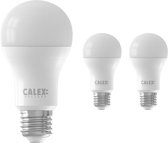 Voordeelpak 3x Calex Smart Tuya Wifi E27 Peer 9W 806lm - 822-840 Afstembaar Wit | Dimbaar - Vervangt 60W.