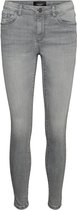 Vero Moda Jeans Vmtanya Mr S Piping Jeans Vi232 Noo 10262653 Light Grey Denim Dames Maat - W28 X L34