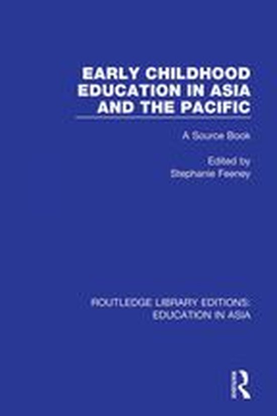 Routledge Library Editions: Education in Asia - Early Childh ... - cover