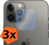 iPhone 12 Pro Max Camera Screen Protector Beschermglas - iPhone 12 Pro Max Camera Screenprotector Tempered Glass - 3x
