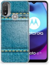 TPU Bumper Motorola Moto E20 | E40 Smartphone hoesje Jeans