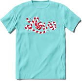 Love - Valentijn T-Shirt | Grappig Valentijnsdag Cadeautje voor Hem en Haar | Dames - Heren - Unisex | Kleding Cadeau | - Licht Blauw - M