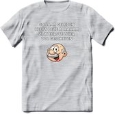 50 jaar geleden T-Shirt | Grappig Abraham 50 Jaar Verjaardag Kleding Cadeau | Dames – Heren - Licht Grijs - Gemaleerd - S