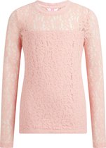 WE Fashion Meisjes T-shirt met kant