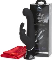 Fifty Shades of Grey - Greedy Girl G-Spot Rabbit Vibrator - Zwart