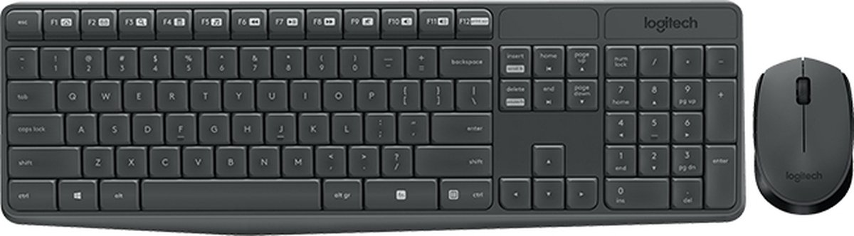 Keyboard and Wireless Mouse Logitech MK235
