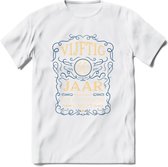 50 Jaar Legendarisch Gerijpt T-Shirt | Royal Blue - Ivoor | Grappig Verjaardag en Feest Cadeau Shirt | Dames - Heren - Unisex | Tshirt Kleding Kado | - Wit - L