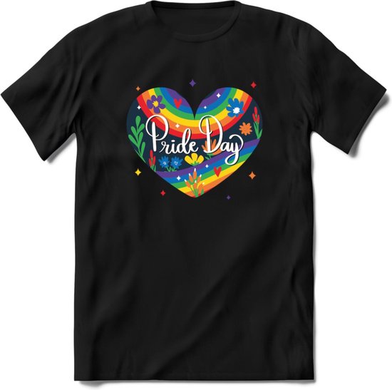 Pride Day | Pride T-Shirt | Grappig LHBTIQ+ / LGBTQ / Gay / Homo / Lesbi Cadeau Shirt | Dames - Heren - Unisex | Tshirt Kleding Kado | - Zwart - XL