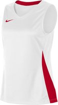 Nike team basketbal shirt dames wit rood NT0211103, maat L