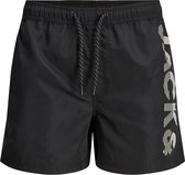 Jack & Jones Zwemshort Logo Zwart - Maat W44