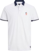 Jack & Jones Poloshirt Logan White (Maat: XXL)