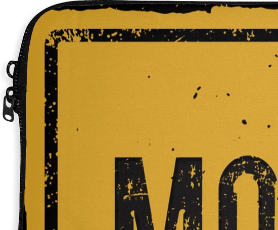 Housse pour ordinateur portable 15,6 pouces - Cuisine - Mère - Ustensiles de cuisine - Housse pour ordinateur portable - Taille intérieure 39,5x29,5 cm - Dos noir - Cadeau pour femme