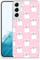 GSM Hoesje Geschikt voor Samsung Galaxy S22 Plus Beschermhoesje Sleeping Cats