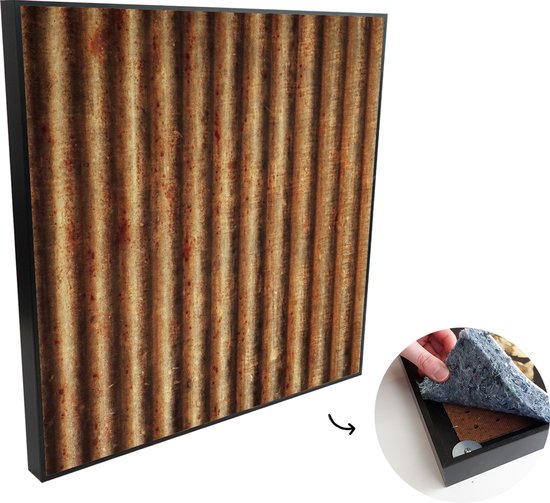 Panneaux Acoustiques WaveFuser PRO - Absorbeur Et Diffuseur Bois - 100x50x7 Cm (Acajou) Pour Studio Ou Salon