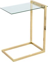 Bijzettafel Luciana 225 helder / goud