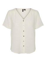 VERO MODA  Falalu SS Shirt WVN Birch BEIGE S