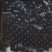Kerstnetverlichting 204 LED's binnen en buiten 3x2 m blauw