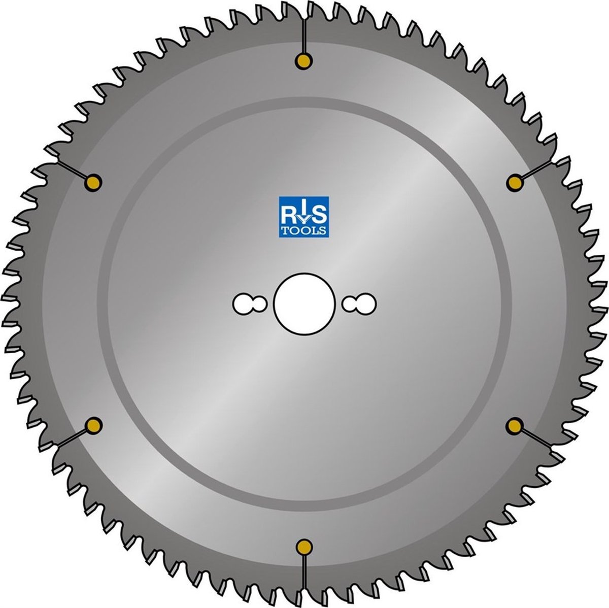 RvS Tools Cirkelzaagblad voor Aluminium | Ø 300mm Asgat 30mm 96T - MFSAN300-96T-30