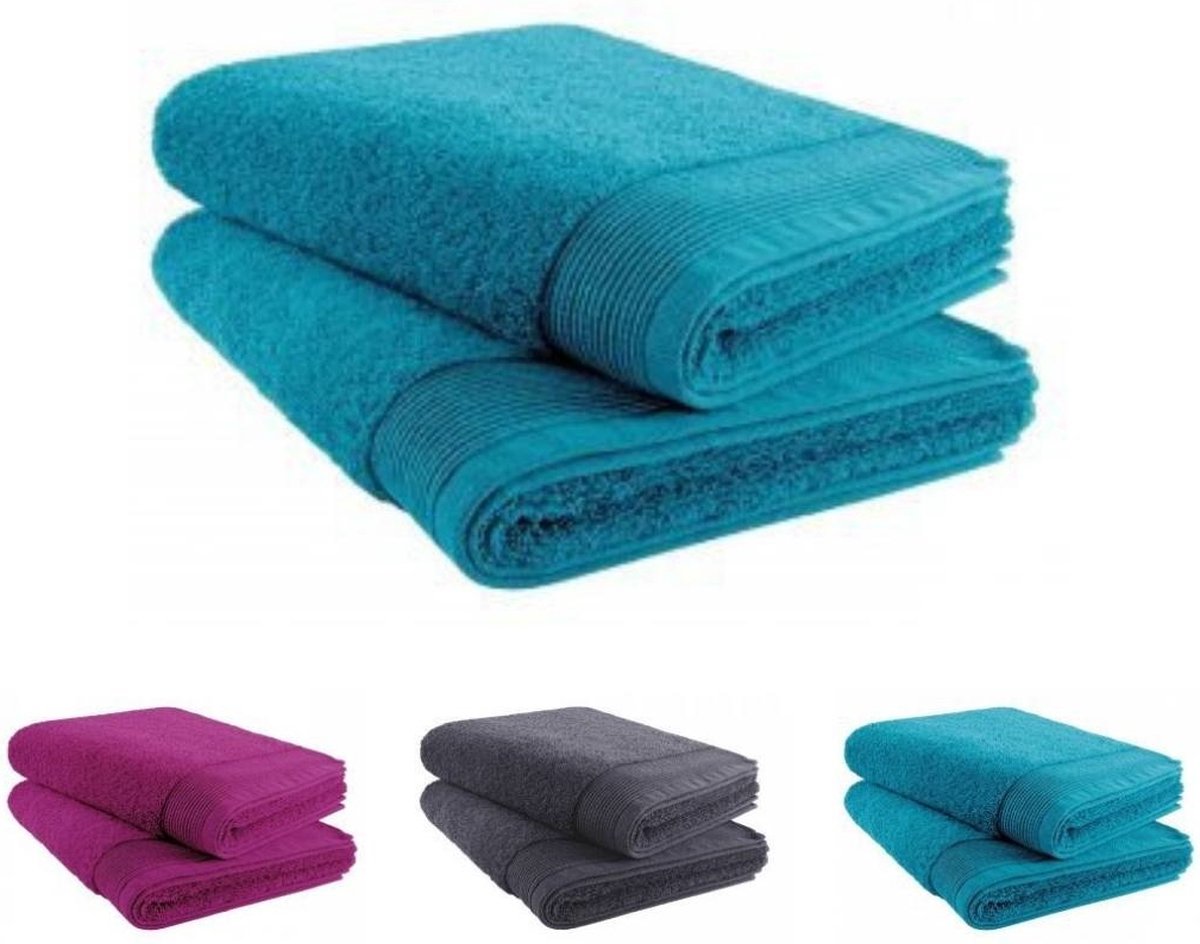 nek niet verwant patroon Move For Frottan - Handdoeken (set - 2-delig) - 50x100cm - 100% Katoen -  Badhanddoek | bol.com
