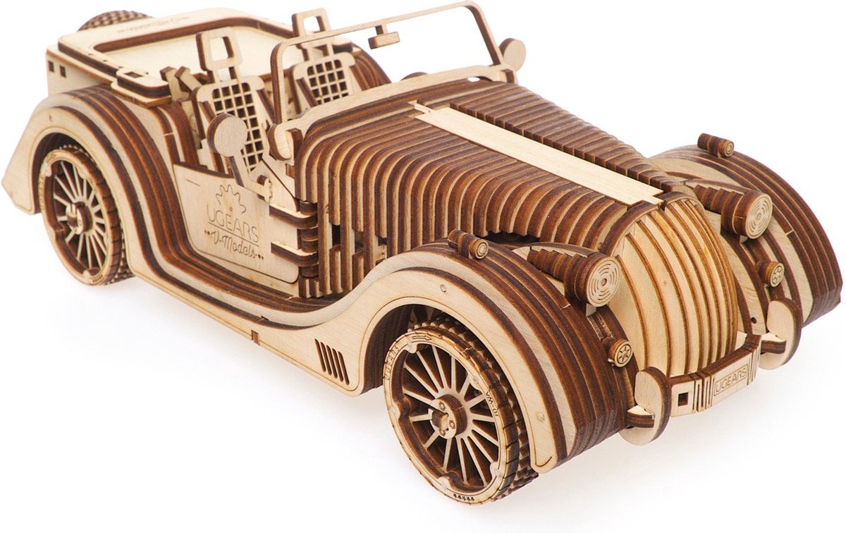 UGEARS Houten 3D Model - Roadster VM-01 — afbeelding 9
