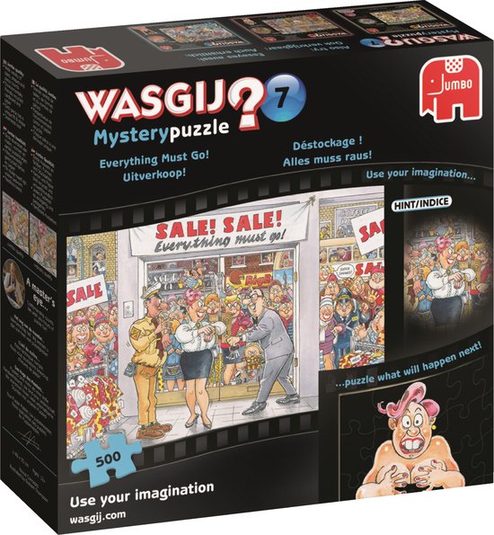 Foto: Wasgij mystery 7 uitverkoop puzzel 500 stukjes