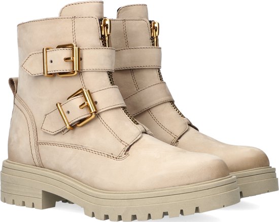 Omoda Lpmonk-01 Biker boots Dames - Beige - Maat 40 | bol.com
