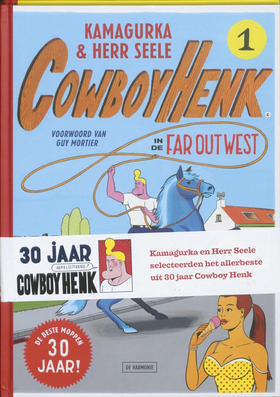 Cover van het boek 'Cowboy Henk in the far out west'