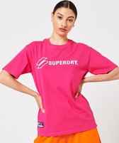 Superdry Dames tshirt Code Sl Applique Loose Tee