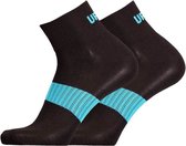 2-Pack UphillSport athleisure 8469-199 Bamboe Sokken van Hoge Kwaliteit UpHillSport - zwart / blauw - Maat 39-42