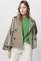 Sissy-Boy - Lichtgroene korte trenchcoat