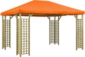 vidaXL Prieel 4x3 m oranje