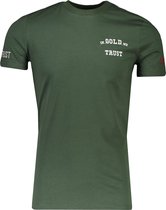 In Gold We Trust T-shirt Groen voor heren - Lente/Zomer Collectie