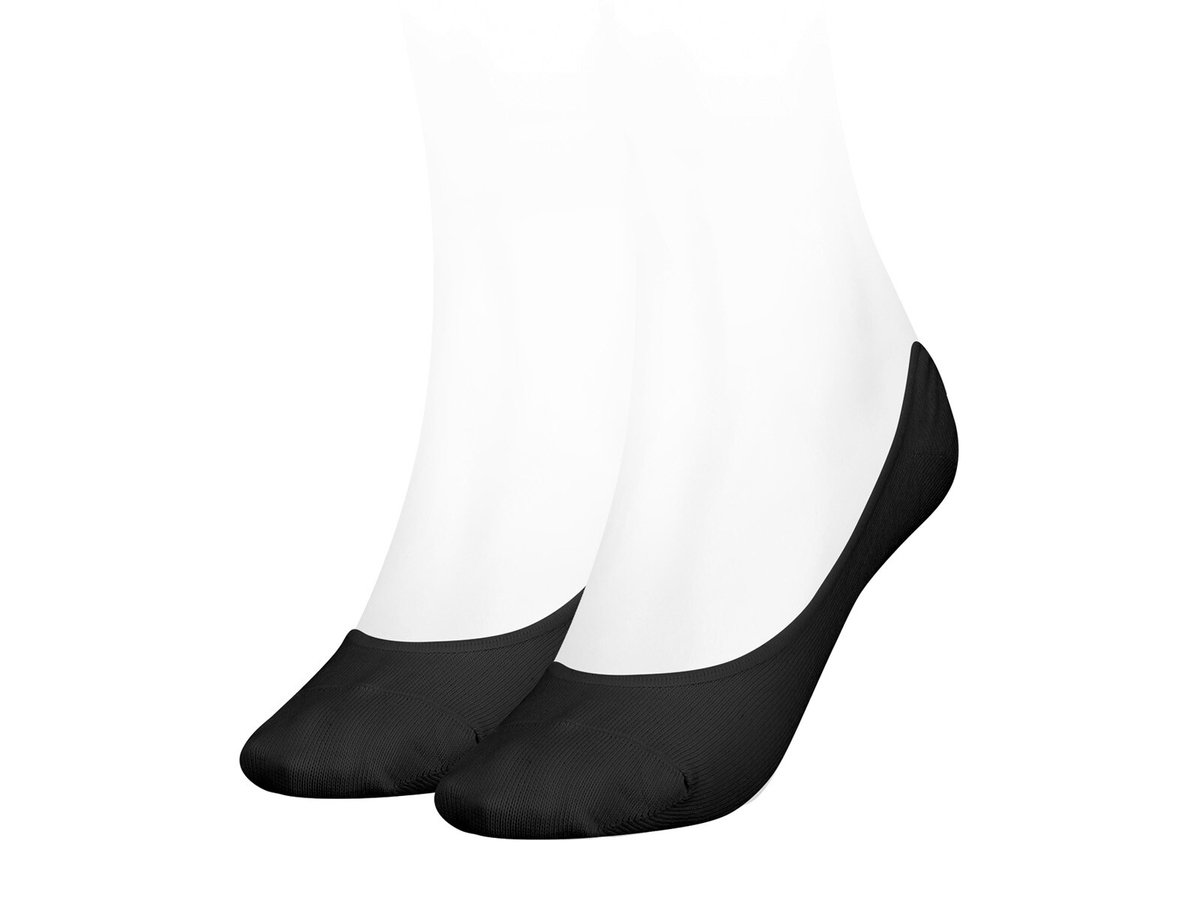 Puma Footie 2-pack dames onzichtbare sokken Zwart