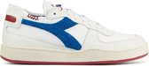 Diadora  Sneakers Heren - Lage sneakers / Herenschoenen - Leer - Mi Basket Terry     -  Wit blauw - Maat 45