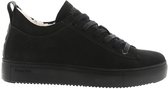 Blackstone SL95 BLACK - LOW SNEAKER - FUR - Vrouw - Black - Maat: 38